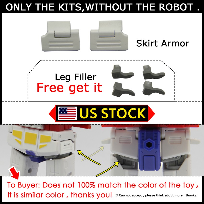 Skirt Armor Upgrade Kit For SS-86 OP Prime Accessories – free get Leg Fills Set