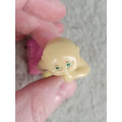 Cabbage Patch Kids Mini Baby Toy Figure Diaper Boots Pink Blanket