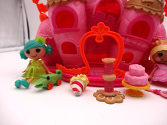 Lalaloopsy Tinies Sew Royal Castle Rainbow Cinder Slippers Doll Mini Cinder Clot