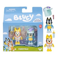 Moose Toys Bluey Fairytale Action Figures Chilli & Bandit w/ Accessories