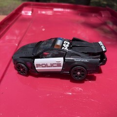 Transformers 2006 Movie Barricade Mustang Police Car Figure 6”