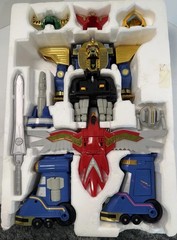1996 Bandai Mighty Morphin Power Rangers Deluxe ZEO Megazord W Box