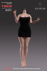YM610 1/6 Female Body Large Breast Plump Girl 12″ Action Figure Hands Foot Toys