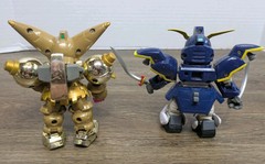 2003 Bandai Superior Defender Gold Master & Deathscythe Gundam 4.5″ Figures Toys