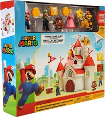 Super Mario Nintendo Deluxe Kingdom Castle, Wall Display & Playset with (5) 2…