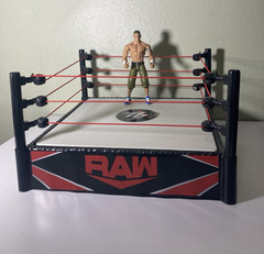 Mattel WWE RAW Smackdown Wrestling Ring Arena Spring Loaded 2010 Toy Playset