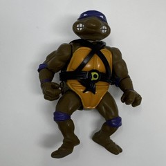 Vintage 1988 TMNT Donatello Playmates Figure Complete Weapons 7 Accessories