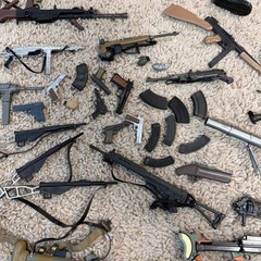 Huge Lot Of Vintage Hasbro 12in G.I. Joe, 21st Century Soldier Weapons And More