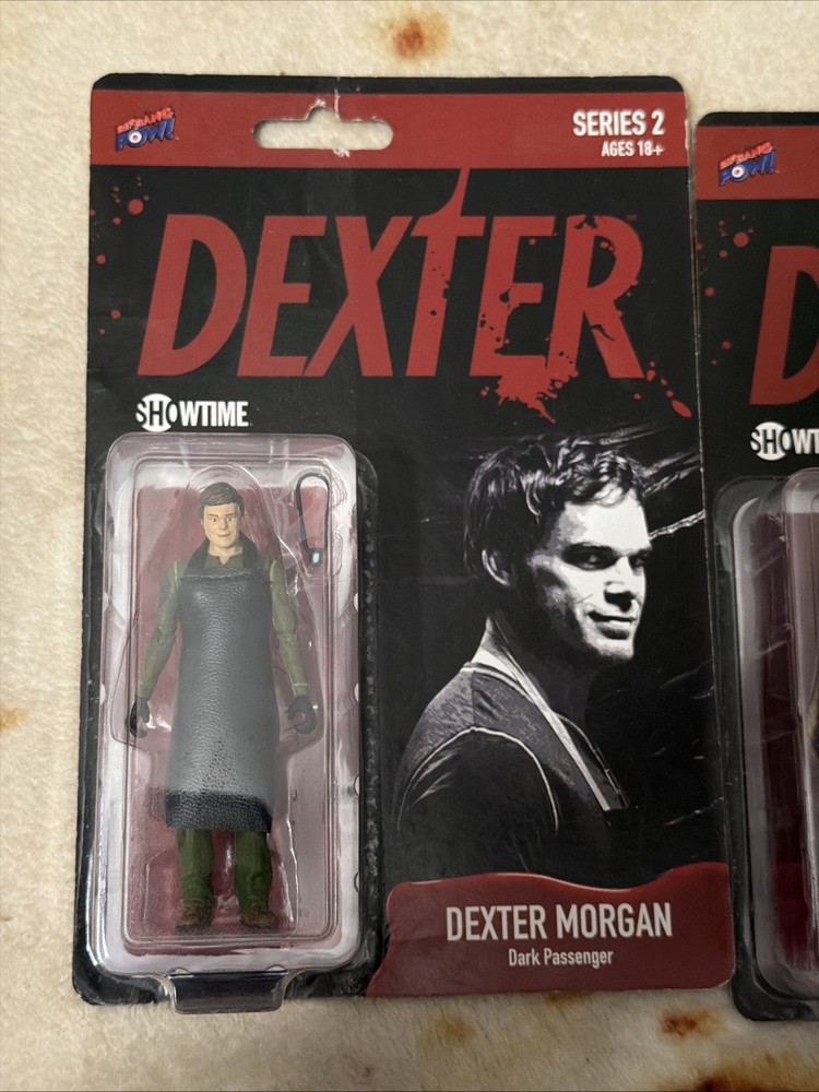 Comic Con Exclusive Dexter Morgan Figure Lot of 2 Mint In Box’s ( One Non Ex