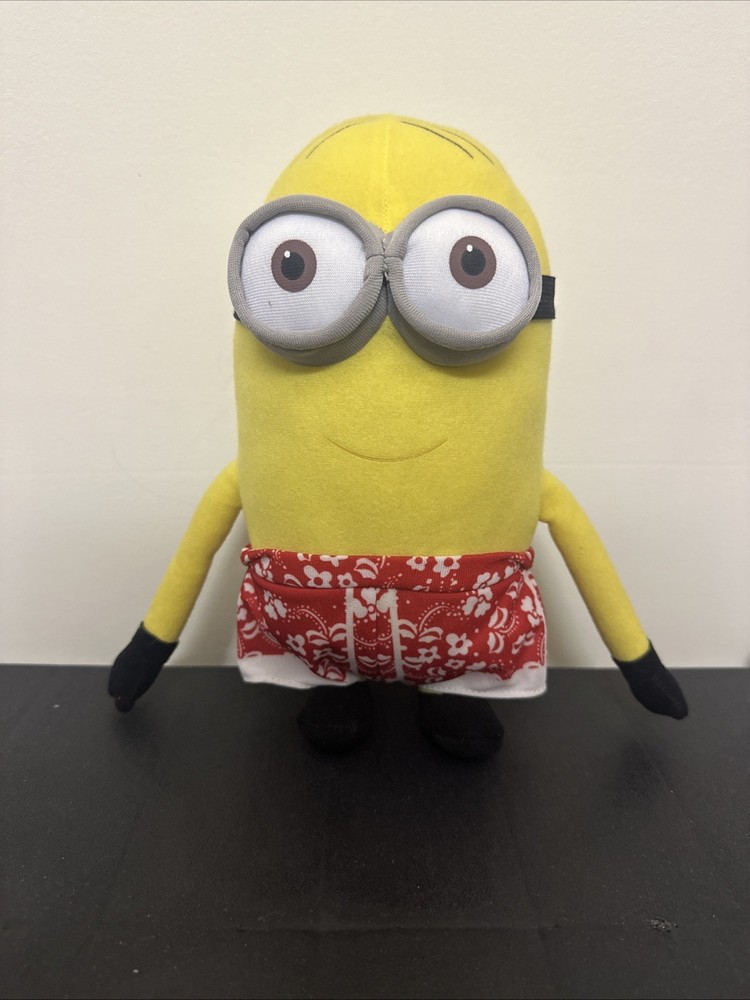 Plush Minions Minion Movie BOB Red Swim Trunks Board Shorts 10″ Toy Factory
