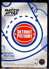 2025-26 Topps Match Attax Uncommon Black 5 Card Top NBA Players Deal