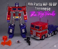 🇺🇸 4th Party MP10 Japanese Metallic Variant Compatible MP Optimus Prime Scale