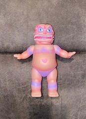 Zectron – Ghoulhead Third Eye Open Bubble Gum Ghouls Sofubi Kewpie Edition of 3
