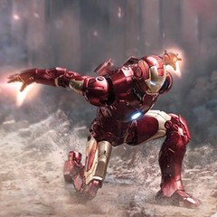 New ZD Toys Iron Man MK3, Illuminated Edition Action Figurine FGBMK3 Model Toy