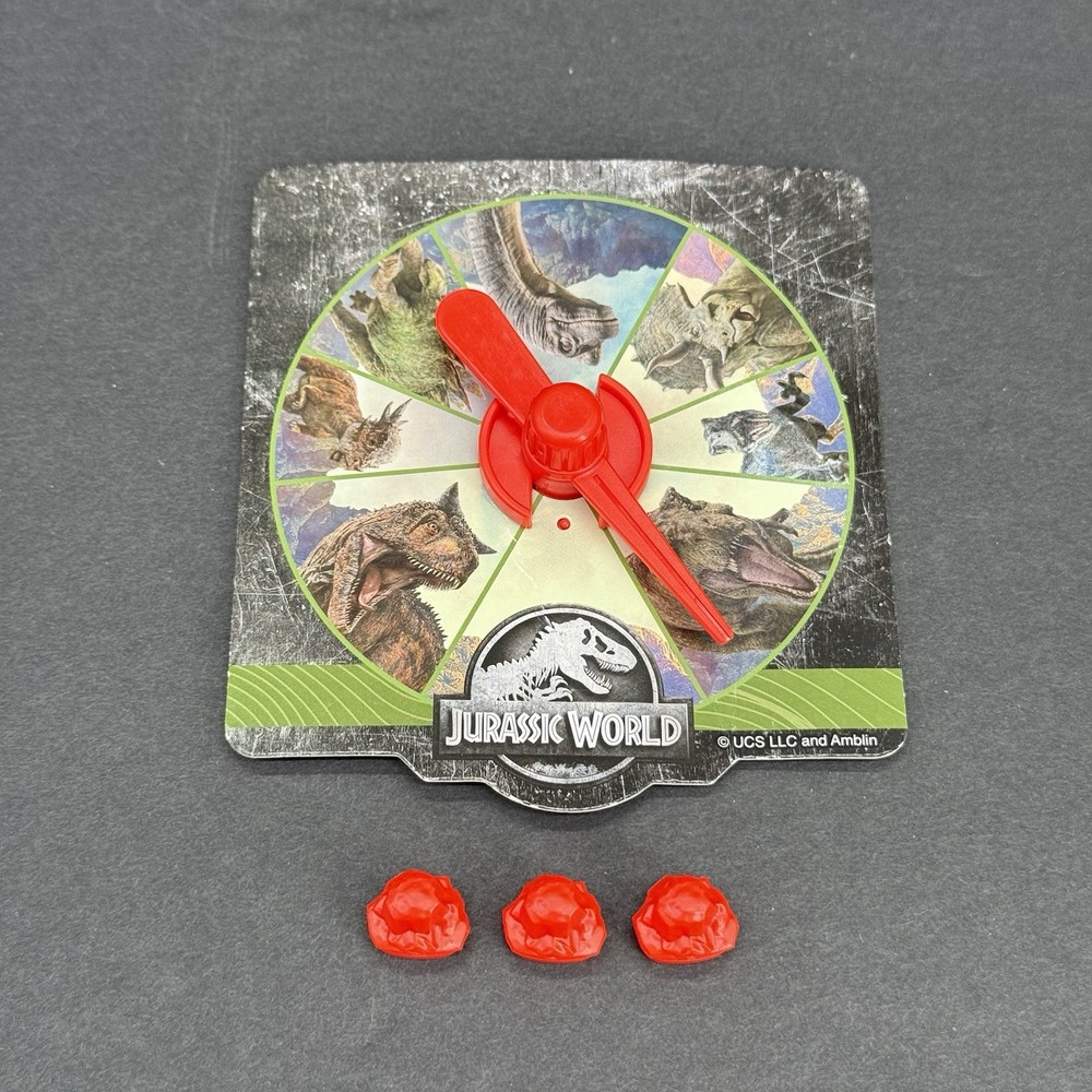 Epoch Games Jurassic World Shaky Volcano Tabletop Game Replacement Spinner +