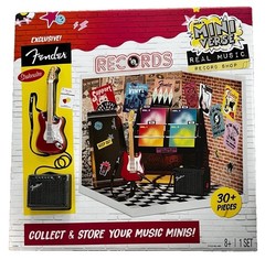 MGA Miniverse Real Music Record Shop With Exclusive Fender Guitar – NEW