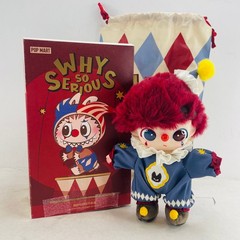 POP MART Why So Serious Series Dimoo Pendant Plush Toy Doll – Flame Clown