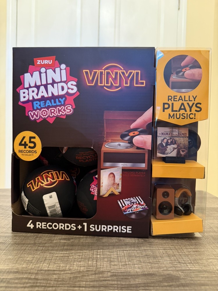 ZURU Mini Brands Really Works Vinyl Capsule Series 1 – NEW SEALED