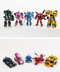 MINIFORCE PENTA X BOT SAMMY SEMI Ver T. Semibot Red Transforming Robot Car 2021