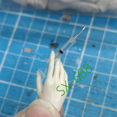 1/6 Soldier woman Injection Syringe Model for 12”action figure ph tbl