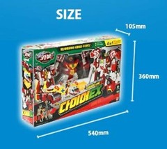 Hello Carbot DIRE EX Combined Fire Truck Ambulance Transformer Robot Kids Toy
