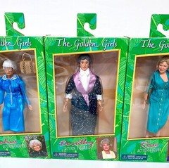 The Golden Girls Doll 7″ inch Set of 4 Figures Dorothy Rose Blanche Sophia NECA