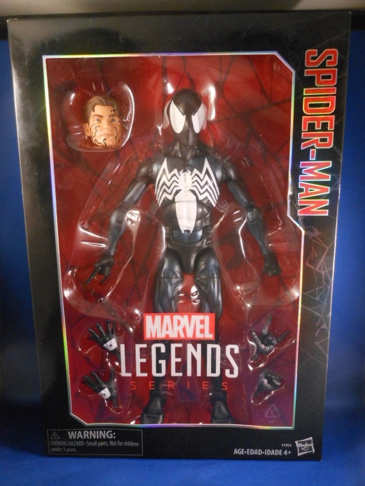 New Marvel Legends 12″ Figure Series Symbiote Black Suit Spider-Man