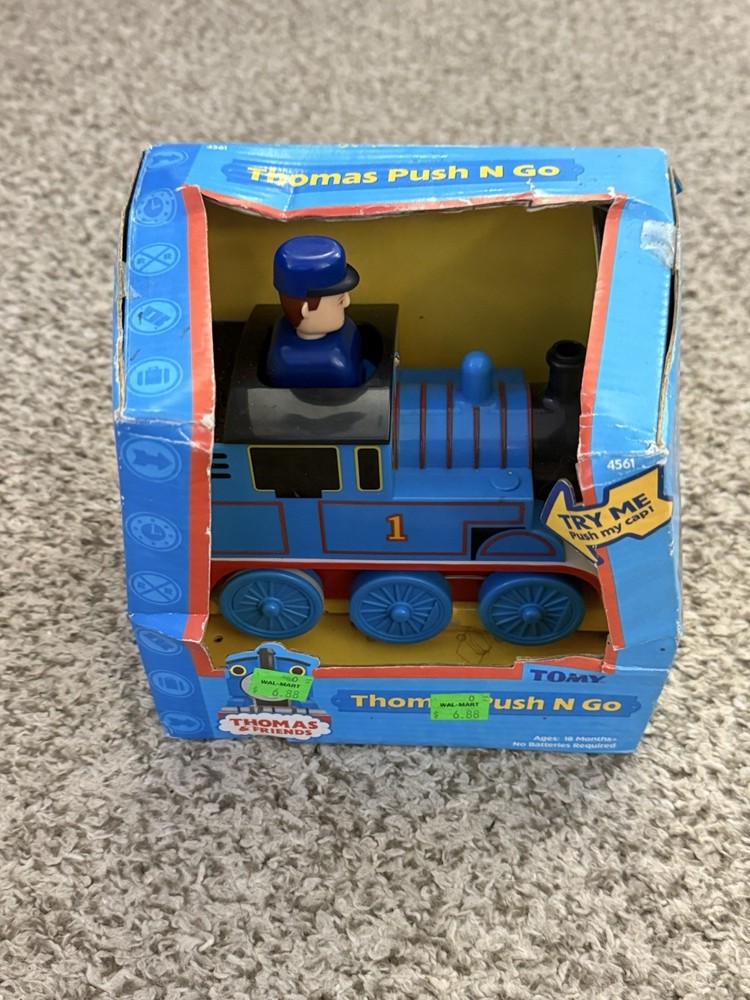 Thomas the Tank Engine Train Tomy Push N Go Toy 2004 Tomy Still in box