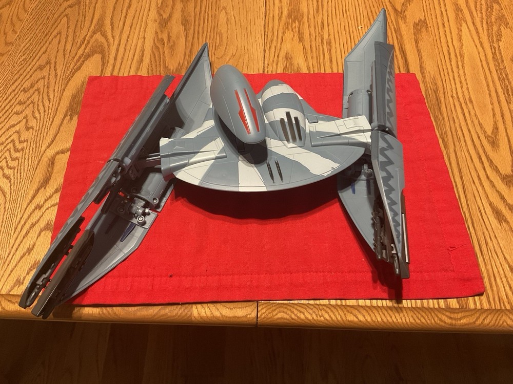 Vintage 2010 HASBRO Star Wars Clone Wars Hyena -class Droid Bomber/+all Parts