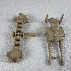Vintage 1982 MOTU Castle Grayskull Parts Lot Of 6 Shield Gargoyle Trainer Cannon