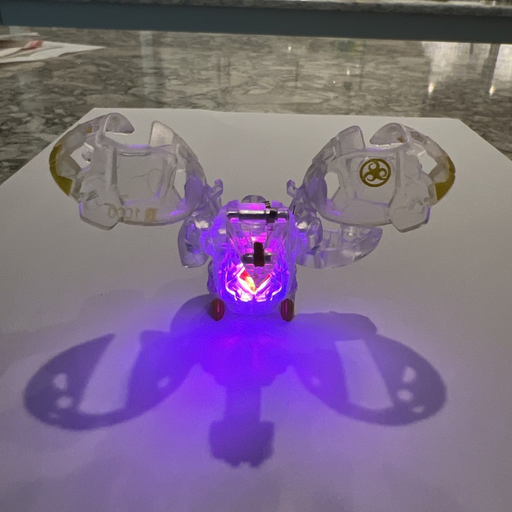 Bakugan Haos Lumagrowl Translucent Clear Gold B 1000 G-Power 20427FWS Toy Figure
