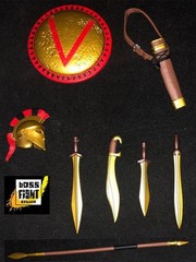 Boss Fight Studio Vitruvian H.A.C.K.S. Leonidas Version 2 Figure & Lunchbox New