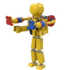 Poppy Playtime Figure Player No.1 with GrabPack Building Block Fan Surprise Gift