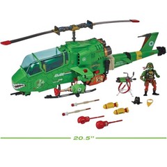 PRESALE TMNT x G.I. Joe Mashups Turtle-Fly Copter Roadblock-Wild Bill x Raphael