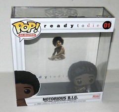 FUNKO POP ALBUM NOTORIOUS BIG READY TO DIE HARD CASE PROTECTOR #01 NICE SET