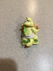 Magic Diaper Baby Dino Toy 1992 Galoob Plastic Yellow
