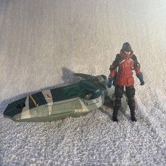 2009 G.I. JOEROC POLAR SHARC SUBMARINE with ICE STORM Rare Figure