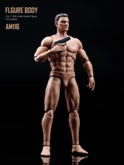 USA ANT 1/12 Male Action Figure Body Model 6in Flexible Muscular Strong Soldier