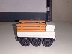 THOMAS & FRIENDS WOODEN RAILWAY CATHERINE’S CARGO CAR 2000 BRITT ALLCROFT GUC