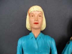 1960s Marx Jane Johnny West Stuart the Silver Knight Cowboy Western Dolls