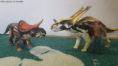 Beasts of the Mesozoic Chasmosaurus Belli Dinosaur Action figure used 1:18