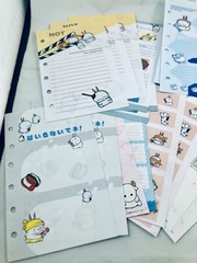 Mashi Maro Memo Diary refill. 30 sheets. 6 ring binder. Made in Korea. 2001