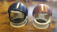 Custom 3D printed GI Joe Space Astronaut Helmet visor in multiple colors