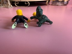 Bart Simpson Vinatge Figures Set Of Two in Costumes