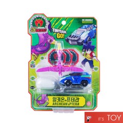 Dino Mecard Capture Car ARCHEAN & PTERA Pteranodon Transforming Dinosaur Toy Set