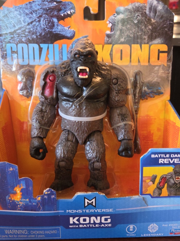 New PLAYMATES GODZILLA VS KONG MONSTERVERSE KONG BATTLE-AXE 6″ ACTION FIGURE