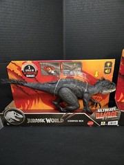 Lot Of 2 Mattel Jurassic World Ultimate Damage Indoraptor & Scorpios Rex