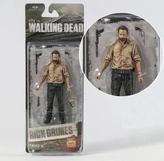 AMC The Walking Dead Series 6 Rick Grimes Figure with Machete & Revolver