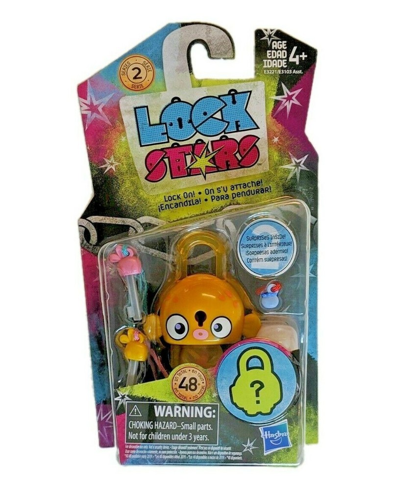Hasbro, Lock Stars, Series 2, Orange Fish Figure E3221/E3103 New