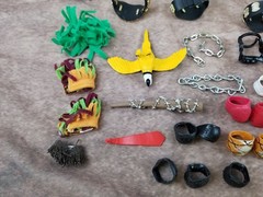 Lot WCW WWE WWF Aew Raw Smackdown Wrestling Action Figure Accessories Title Belt